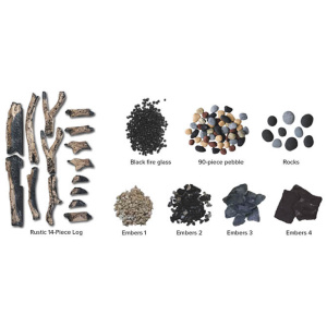 14 picec rustic logs media kit