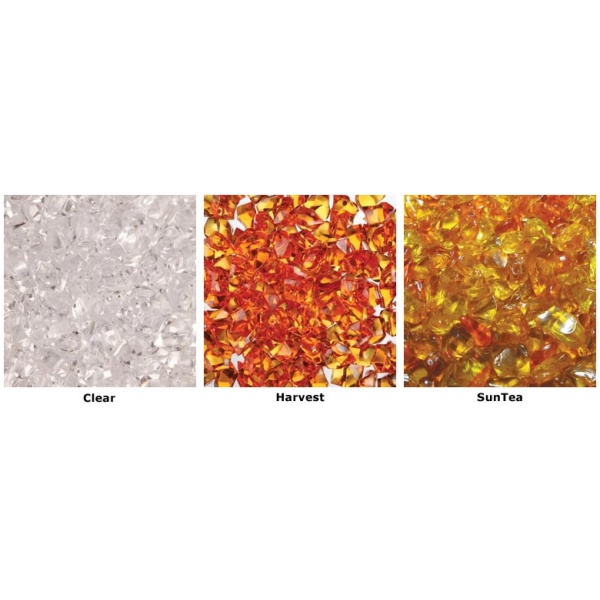 Glass Media - Ember - 3 Colors of Decorative Media - Hz‐12‐Ember